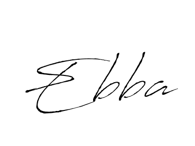 Make a beautiful signature design for name Ebba. With this signature (Antro_Vectra) style, you can create a handwritten signature for free. Ebba signature style 6 images and pictures png