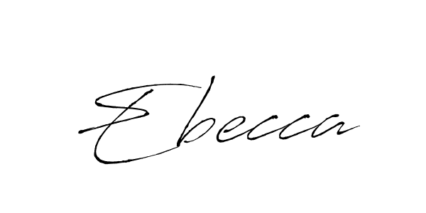 Antro_Vectra is a professional signature style that is perfect for those who want to add a touch of class to their signature. It is also a great choice for those who want to make their signature more unique. Get Ebecca name to fancy signature for free. Ebecca signature style 6 images and pictures png