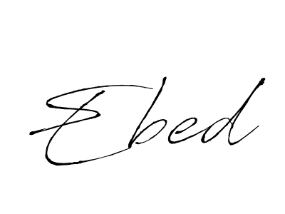 How to make Ebed signature? Antro_Vectra is a professional autograph style. Create handwritten signature for Ebed name. Ebed signature style 6 images and pictures png