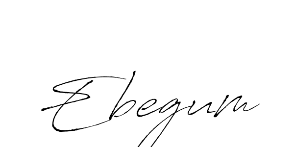Create a beautiful signature design for name Ebegum. With this signature (Antro_Vectra) fonts, you can make a handwritten signature for free. Ebegum signature style 6 images and pictures png