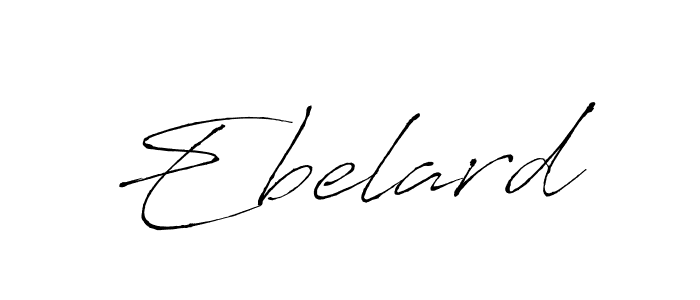 Design your own signature with our free online signature maker. With this signature software, you can create a handwritten (Antro_Vectra) signature for name Ebelard. Ebelard signature style 6 images and pictures png