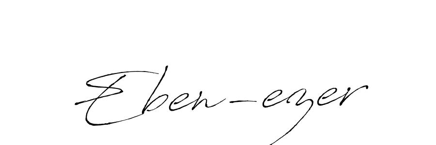 How to make Eben-ezer name signature. Use Antro_Vectra style for creating short signs online. This is the latest handwritten sign. Eben-ezer signature style 6 images and pictures png