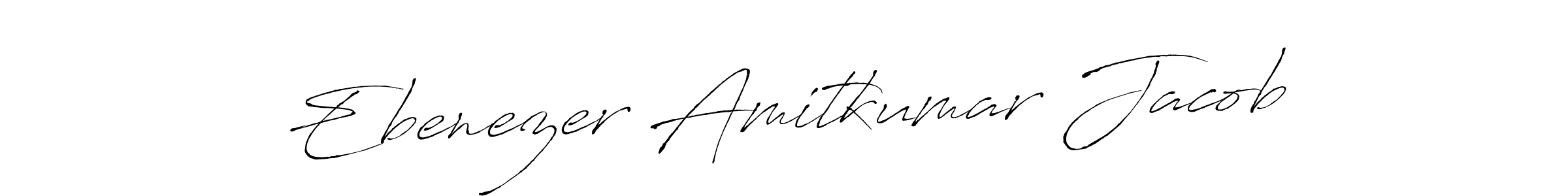 Design your own signature with our free online signature maker. With this signature software, you can create a handwritten (Antro_Vectra) signature for name Ebenezer Amitkumar Jacob. Ebenezer Amitkumar Jacob signature style 6 images and pictures png