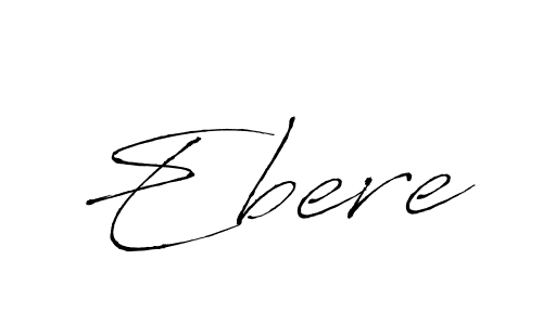 Ebere stylish signature style. Best Handwritten Sign (Antro_Vectra) for my name. Handwritten Signature Collection Ideas for my name Ebere. Ebere signature style 6 images and pictures png