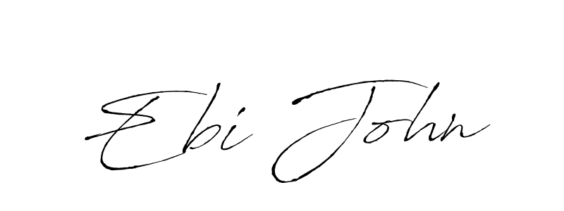 You should practise on your own different ways (Antro_Vectra) to write your name (Ebi John) in signature. don't let someone else do it for you. Ebi John signature style 6 images and pictures png