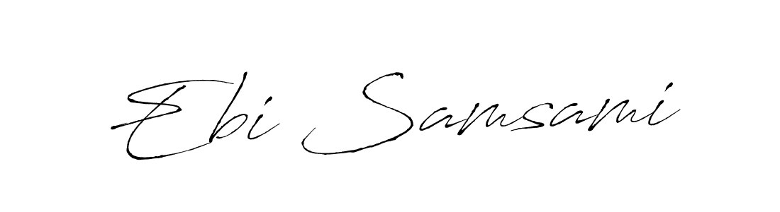 Make a beautiful signature design for name Ebi Samsami. Use this online signature maker to create a handwritten signature for free. Ebi Samsami signature style 6 images and pictures png