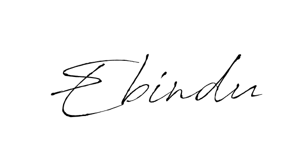 How to make Ebindu signature? Antro_Vectra is a professional autograph style. Create handwritten signature for Ebindu name. Ebindu signature style 6 images and pictures png