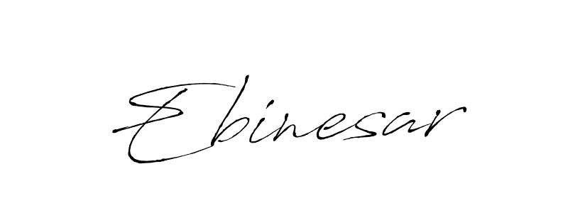 You should practise on your own different ways (Antro_Vectra) to write your name (Ebinesar) in signature. don't let someone else do it for you. Ebinesar signature style 6 images and pictures png