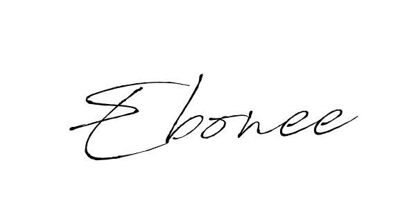 How to make Ebonee signature? Antro_Vectra is a professional autograph style. Create handwritten signature for Ebonee name. Ebonee signature style 6 images and pictures png