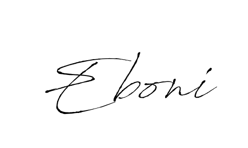 Similarly Antro_Vectra is the best handwritten signature design. Signature creator online .You can use it as an online autograph creator for name Eboni. Eboni signature style 6 images and pictures png
