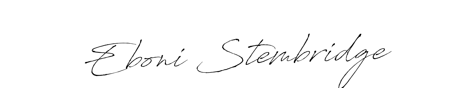 if you are searching for the best signature style for your name Eboni Stembridge. so please give up your signature search. here we have designed multiple signature styles  using Antro_Vectra. Eboni Stembridge signature style 6 images and pictures png