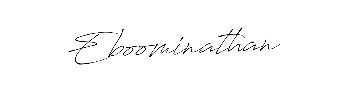 Eboominathan stylish signature style. Best Handwritten Sign (Antro_Vectra) for my name. Handwritten Signature Collection Ideas for my name Eboominathan. Eboominathan signature style 6 images and pictures png