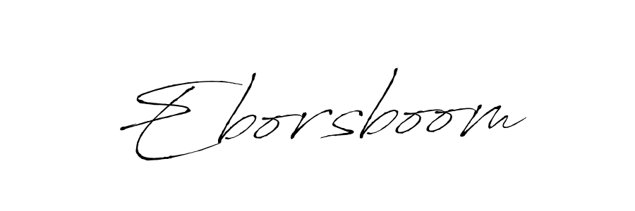 How to make Eborsboom signature? Antro_Vectra is a professional autograph style. Create handwritten signature for Eborsboom name. Eborsboom signature style 6 images and pictures png