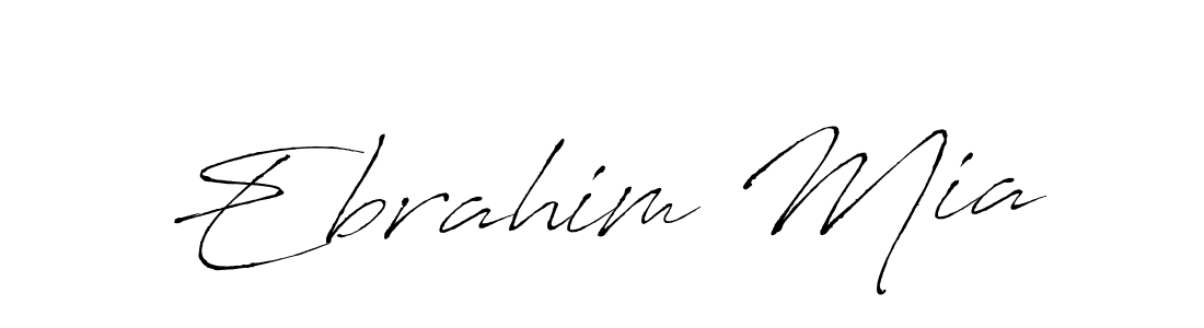 Antro_Vectra is a professional signature style that is perfect for those who want to add a touch of class to their signature. It is also a great choice for those who want to make their signature more unique. Get Ebrahim Mia name to fancy signature for free. Ebrahim Mia signature style 6 images and pictures png