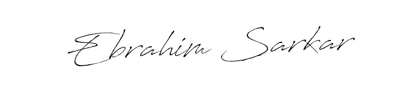 Antro_Vectra is a professional signature style that is perfect for those who want to add a touch of class to their signature. It is also a great choice for those who want to make their signature more unique. Get Ebrahim Sarkar name to fancy signature for free. Ebrahim Sarkar signature style 6 images and pictures png