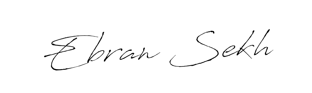 How to make Ebran Sekh signature? Antro_Vectra is a professional autograph style. Create handwritten signature for Ebran Sekh name. Ebran Sekh signature style 6 images and pictures png