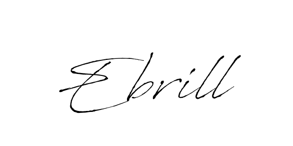 Use a signature maker to create a handwritten signature online. With this signature software, you can design (Antro_Vectra) your own signature for name Ebrill. Ebrill signature style 6 images and pictures png