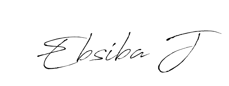 The best way (Antro_Vectra) to make a short signature is to pick only two or three words in your name. The name Ebsiba J include a total of six letters. For converting this name. Ebsiba J signature style 6 images and pictures png