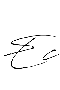 The best way (Antro_Vectra) to make a short signature is to pick only two or three words in your name. The name Ec include a total of six letters. For converting this name. Ec signature style 6 images and pictures png