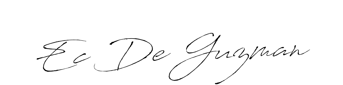 Use a signature maker to create a handwritten signature online. With this signature software, you can design (Antro_Vectra) your own signature for name Ec De Guzman. Ec De Guzman signature style 6 images and pictures png