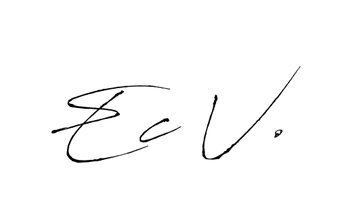 Best and Professional Signature Style for Ec V.. Antro_Vectra Best Signature Style Collection. Ec V. signature style 6 images and pictures png