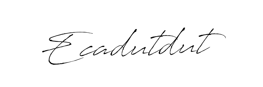 The best way (Antro_Vectra) to make a short signature is to pick only two or three words in your name. The name Ecadutdut include a total of six letters. For converting this name. Ecadutdut signature style 6 images and pictures png