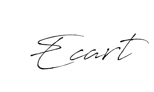 Ecart stylish signature style. Best Handwritten Sign (Antro_Vectra) for my name. Handwritten Signature Collection Ideas for my name Ecart. Ecart signature style 6 images and pictures png