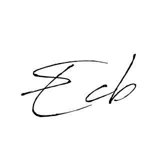 Create a beautiful signature design for name Ecb. With this signature (Antro_Vectra) fonts, you can make a handwritten signature for free. Ecb signature style 6 images and pictures png