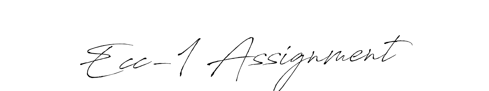 if you are searching for the best signature style for your name Ecc-1 Assignment. so please give up your signature search. here we have designed multiple signature styles  using Antro_Vectra. Ecc-1 Assignment signature style 6 images and pictures png