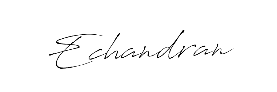 Echandran stylish signature style. Best Handwritten Sign (Antro_Vectra) for my name. Handwritten Signature Collection Ideas for my name Echandran. Echandran signature style 6 images and pictures png