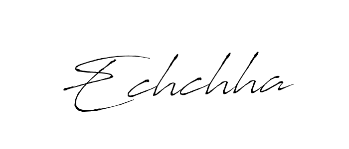 Echchha stylish signature style. Best Handwritten Sign (Antro_Vectra) for my name. Handwritten Signature Collection Ideas for my name Echchha. Echchha signature style 6 images and pictures png