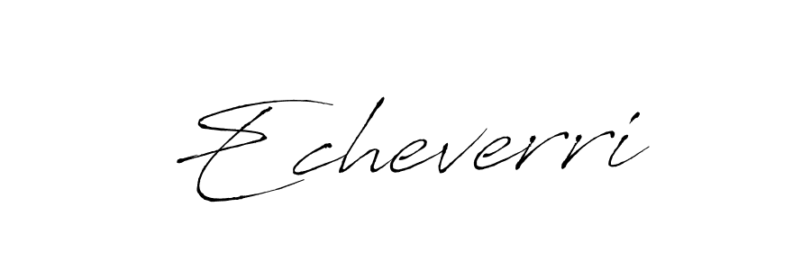 How to make Echeverri name signature. Use Antro_Vectra style for creating short signs online. This is the latest handwritten sign. Echeverri signature style 6 images and pictures png