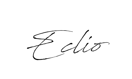 Create a beautiful signature design for name Eclio. With this signature (Antro_Vectra) fonts, you can make a handwritten signature for free. Eclio signature style 6 images and pictures png