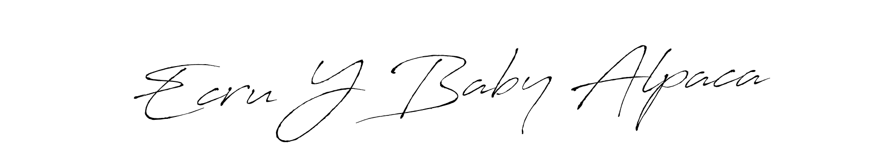 It looks lik you need a new signature style for name Ecru Y Baby Alpaca. Design unique handwritten (Antro_Vectra) signature with our free signature maker in just a few clicks. Ecru Y Baby Alpaca signature style 6 images and pictures png