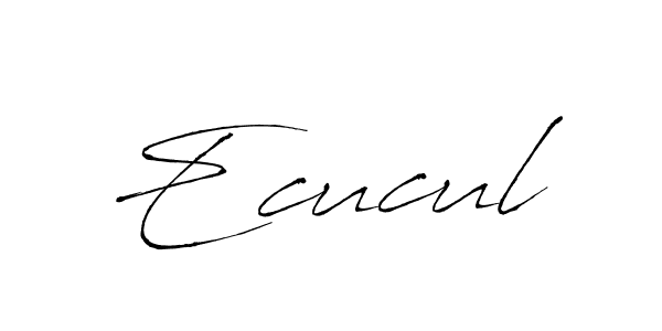 You should practise on your own different ways (Antro_Vectra) to write your name (Ecucul) in signature. don't let someone else do it for you. Ecucul signature style 6 images and pictures png
