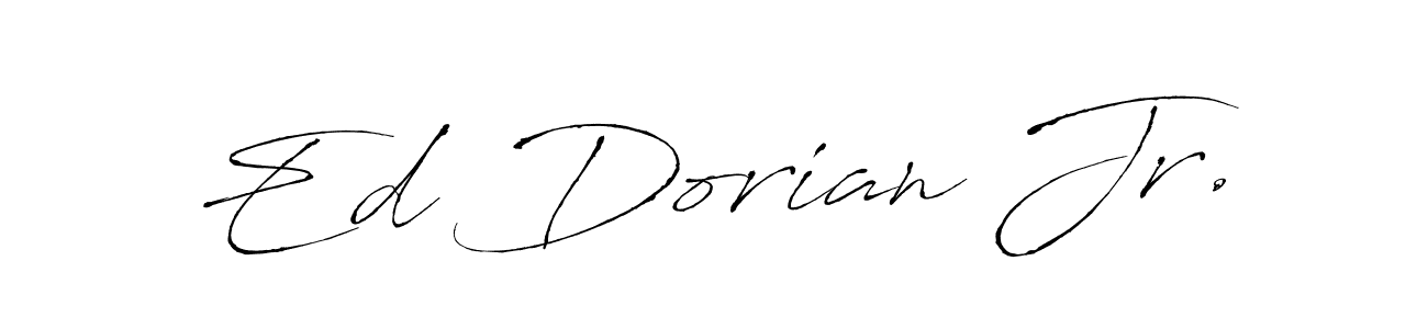 The best way (Antro_Vectra) to make a short signature is to pick only two or three words in your name. The name Ed Dorian Jr. include a total of six letters. For converting this name. Ed Dorian Jr. signature style 6 images and pictures png