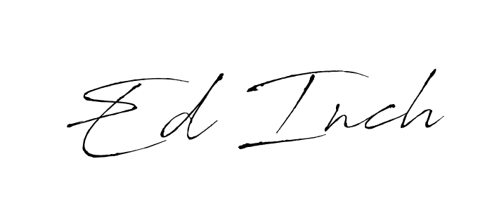 Here are the top 10 professional signature styles for the name Ed Inch. These are the best autograph styles you can use for your name. Ed Inch signature style 6 images and pictures png