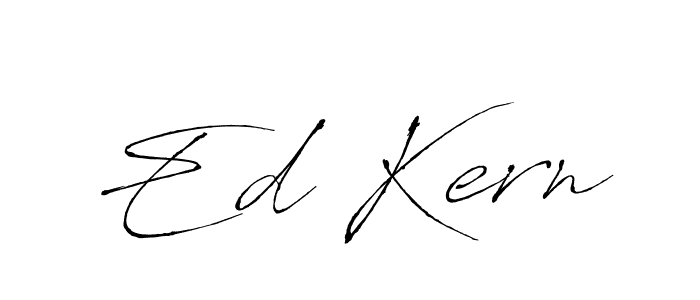 Design your own signature with our free online signature maker. With this signature software, you can create a handwritten (Antro_Vectra) signature for name Ed Kern. Ed Kern signature style 6 images and pictures png