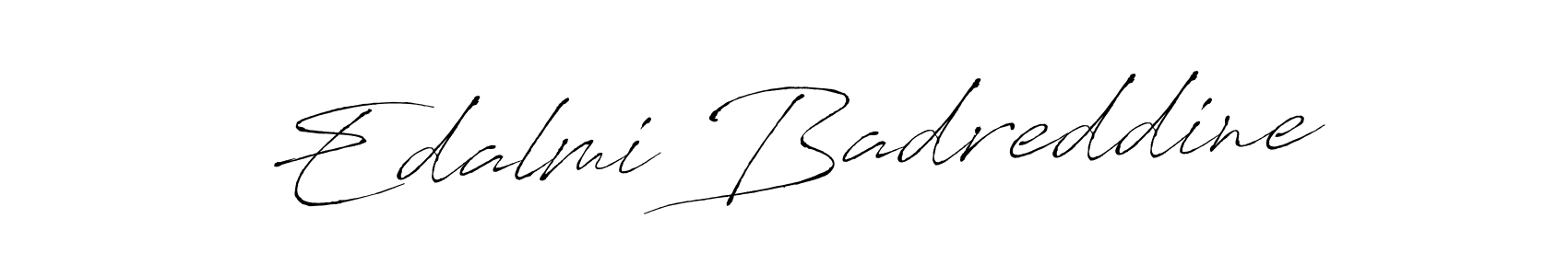 How to Draw Edalmi Badreddine signature style? Antro_Vectra is a latest design signature styles for name Edalmi Badreddine. Edalmi Badreddine signature style 6 images and pictures png