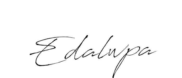 Use a signature maker to create a handwritten signature online. With this signature software, you can design (Antro_Vectra) your own signature for name Edalwpa. Edalwpa signature style 6 images and pictures png