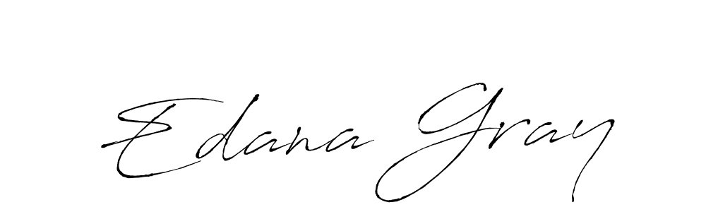 Edana Gray stylish signature style. Best Handwritten Sign (Antro_Vectra) for my name. Handwritten Signature Collection Ideas for my name Edana Gray. Edana Gray signature style 6 images and pictures png