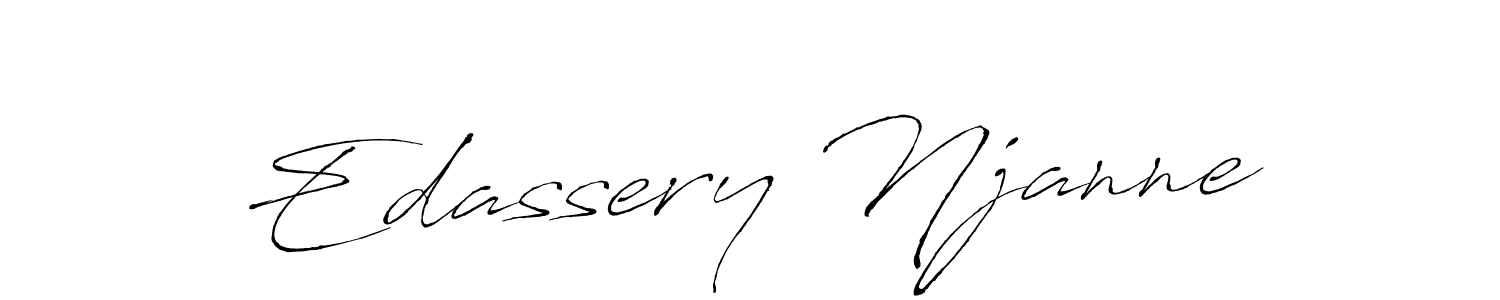 Make a beautiful signature design for name Edassery Njanne. With this signature (Antro_Vectra) style, you can create a handwritten signature for free. Edassery Njanne signature style 6 images and pictures png