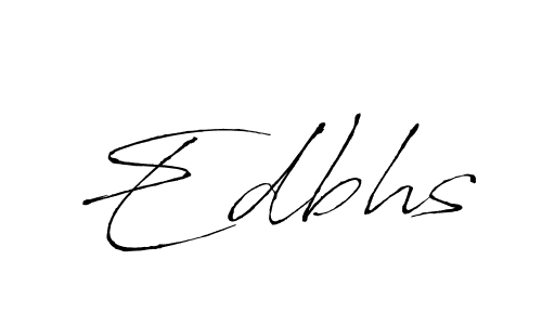 How to make Edbhs name signature. Use Antro_Vectra style for creating short signs online. This is the latest handwritten sign. Edbhs signature style 6 images and pictures png