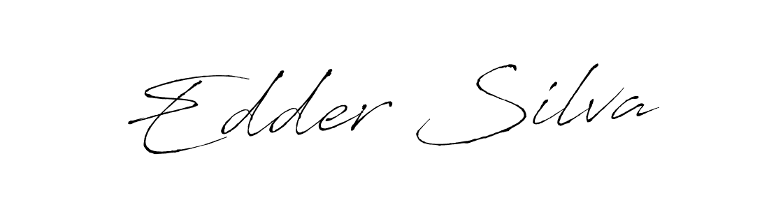 You should practise on your own different ways (Antro_Vectra) to write your name (Edder Silva) in signature. don't let someone else do it for you. Edder Silva signature style 6 images and pictures png