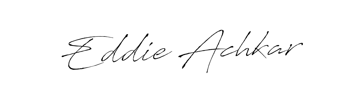 Similarly Antro_Vectra is the best handwritten signature design. Signature creator online .You can use it as an online autograph creator for name Eddie Achkar. Eddie Achkar signature style 6 images and pictures png