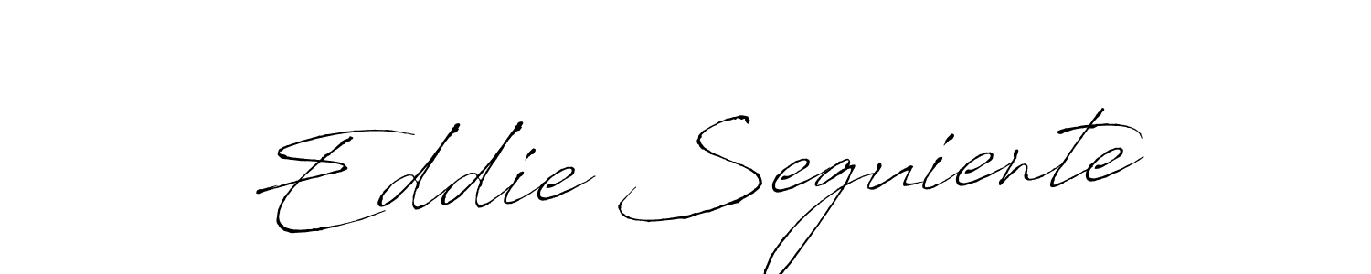 The best way (Antro_Vectra) to make a short signature is to pick only two or three words in your name. The name Eddie Seguiente include a total of six letters. For converting this name. Eddie Seguiente signature style 6 images and pictures png