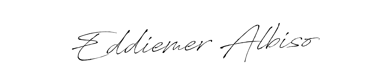 Create a beautiful signature design for name Eddiemer Albiso. With this signature (Antro_Vectra) fonts, you can make a handwritten signature for free. Eddiemer Albiso signature style 6 images and pictures png