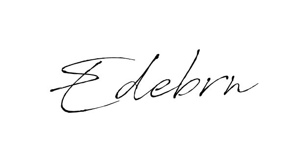 How to make Edebrn name signature. Use Antro_Vectra style for creating short signs online. This is the latest handwritten sign. Edebrn signature style 6 images and pictures png