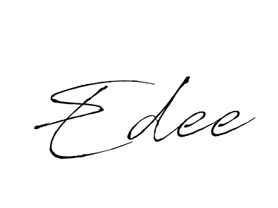 Create a beautiful signature design for name Edee. With this signature (Antro_Vectra) fonts, you can make a handwritten signature for free. Edee signature style 6 images and pictures png