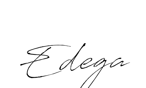 Edega stylish signature style. Best Handwritten Sign (Antro_Vectra) for my name. Handwritten Signature Collection Ideas for my name Edega. Edega signature style 6 images and pictures png
